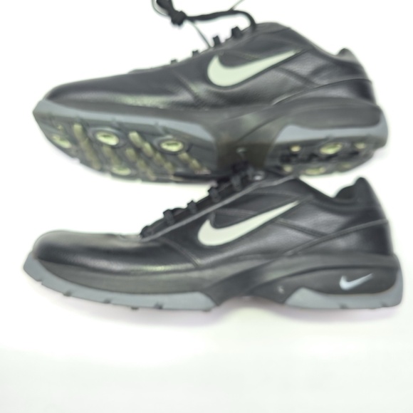NIKE Golf Shoes 312240-001 Black Gray SP-3 Athletic Lace Up Mens Size 9 - Picture 7 of 10